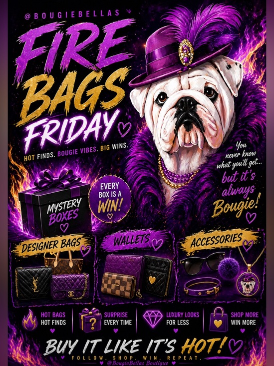 Bougie Bella's Boutique Other - Bougie Bella's Live Show Flyer 🐶💜
